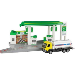 Toi-Toys Toi Toys tankwagen met station junior staal/geel - Groen