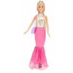 Toi-Toys Toi Toys Lauren tienerpop in jurk met schoudertas - Roze