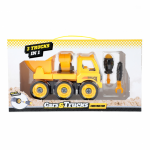 Toi-Toys Toi Toys Cars&trucks 3 in 1 DIY jongens - Geel