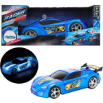 Toi-Toys Toi Toys raceauto 12 cm met licht en geluid - Blauw
