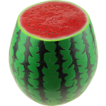 Rotary Hero bijzettafel/krukje watermeloen 37 cm rood/ - Groen