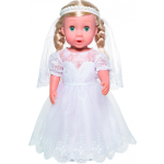 Heless poppenkleding trouwjurk meisjes 28 35 cm 3 delig - Wit