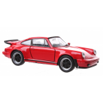 Welly auto Porsche 911 Turbo junior 11 cm die cast - Rood