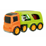 Toi-Toys Toi Toys truck met 2 hulpdienstvoertuigen 45 cm/groen - Oranje