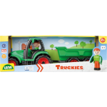 Lena tractor Truckies jongens 36,5 x 10,5 cm/rood - Groen