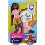 Barbie pop Olympische Spelen Surfer 32 cm roze//wit 6 delig - Naranjo