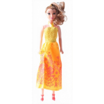 LG-Imports LG Imports prinsessenpop meisjes 28 cm - Oranje
