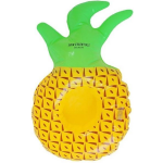 Swim Essentials opblaasbare bekerhouder ananas 17 cm vinyl geel
