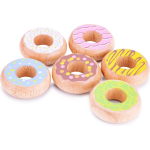 New Classic Toys donuts junior 5,5 cm hout 6 delig