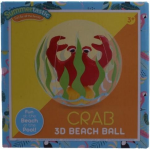 Summertastic strandbal Krab 3D 30 cm vinyl