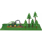 Siku bosbouw John Deere set 54 cm staal groen 17 delig (5605) - Geel