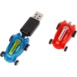 Toys Amsterdam raceauto&apos;s 6 cm USB/rood 3 delig - Blauw