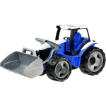 Lena tractor met voorlader jongens 62 x 32,5 cm/grijs - Blauw