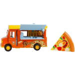 Top1Toys Toys Amsterdam foodtruck pizza junior 11 cm/geel 2 delig - Oranje