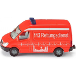 Siku Duitse ziekenwagen (0805) - Rood