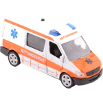 Johntoy ambulance Super Cars met licht en geluid 17 cm - Wit