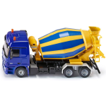 Siku vrachtwagen Mercedes met betonmixer/blauw (3539) - Geel