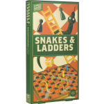 Professor Puzzle gezelschapsspel Slangen en Ladders (en) - Bruin