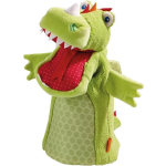 HABA handpop Draak Vinni 25 cm - Groen