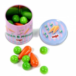 HABA speelgoedeten worteltjes en erwtjes 6 x 6 cm 23 stuks - Groen