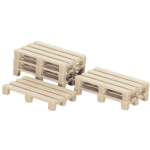 Siku pallets voor heftruck (1722) 50 stuks (7015) - Bruin