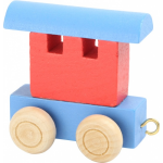 Small Foot treinwagon hout rood/ 6 x 3 x 5,5 cm - Azul