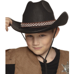 Boland cowboyhoed junior - Zwart