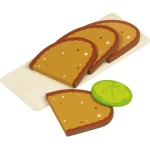 Goki Sneetjes Brood en Blaadje SLA - Bruin