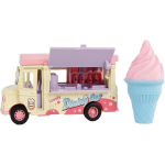 Top1Toys Toys Amsterdam foodtruck ijsjes junior 11 cm/roze 2 delig - Geel