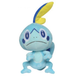 Wicked Cool Toys Pokémon knuffel Sobble junior 20 cm pluche - Blauw