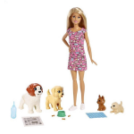 Mattel Barbie hondenpension 30 cm 12 delig