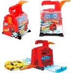 Toi-Toys Toi Toys autoschieter Turbo Racers junior 16 cm 3 delig - Rood