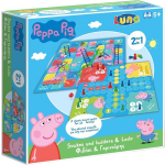 Luna bordspellen Peppa Pig 21,5 cm karton 2 stuks
