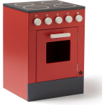 Kid&apos;s Concept speelgoedfornuis met oven 47 cm hout - Rood
