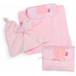 Berjuan babypop accessoires meisjes 38 cm PE 3 delig - Roze