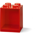 Lego wandschap 4 noppen Iconic 16,1 x 21,2 cm polypropyleen - Rood