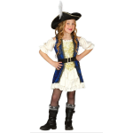 Fiestas Guirca piratenjurk meisjes polyester maat 5 6 jaar - Wit