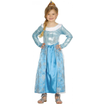 Fiestas Guirca jurk ijsprinses polyester blauw maat 7 9 jaar