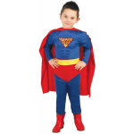 Fiestas Guirca verkleedpak superheld jongens blauw mt 5 6 jaar