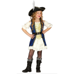 Fiestas Guirca piratenjurk meisjes polyester maat 10 12 jaar - Wit