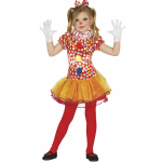 Fiestas Guirca clownsjurk meisjes polyester rood mt 3 4 jaar