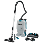 Makita DVC660PT2 2x18 V Rugstofzuiger voor schoonmaak 5,0 Ah accu (2 st),duo snellader, in doos