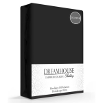Dreamhouse Topper Hoeslaken Katoen-180 X 200 Cm - Zwart