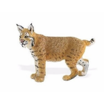Safari Plastic Rode Lynx 7 Cm