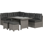Garden Impressions Lapa Lounge Dining Set 5-delig - - Grijs