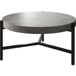 Meubella - Salontafel Harvey - Beton - 85 Cm - Grijs