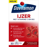 Davitamon IJzer met B12 33 tabletten