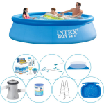 Intex Zwembad Comfort Pakket - 8-delig - Easy Set Rond 305x76 Cm - Blauw