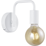 BES LED Led Wandlamp - Wandverlichting - Trion Dolla - E27 Fitting - Rond - Mat - Aluminium - Wit