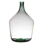 Bellatio Design Transparante Luxe Grote Stijlvolle Flessen Vaas/vazen Van Glas 46 X 29 Cm - Bloemen/takken Vaas Voor Binnen Gebruik